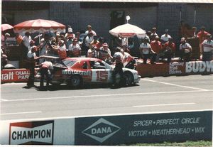 1985 Ricky Rudd Car at the 1985 Champion Spark Plug 400