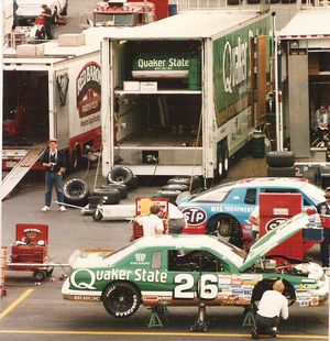 1986 Joe Ruttman Car at the 1986 Goody's 500