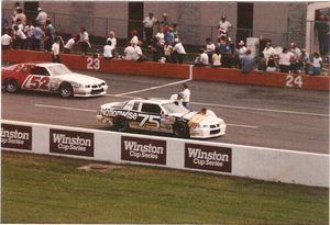 1986 Jim Sauter Car at the 1986 Champion Spark Plug 400