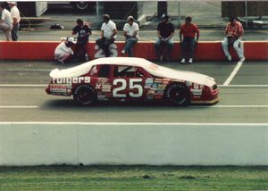 1988 Ken Schrader Car at the 1988 Champion Spark Plug 400