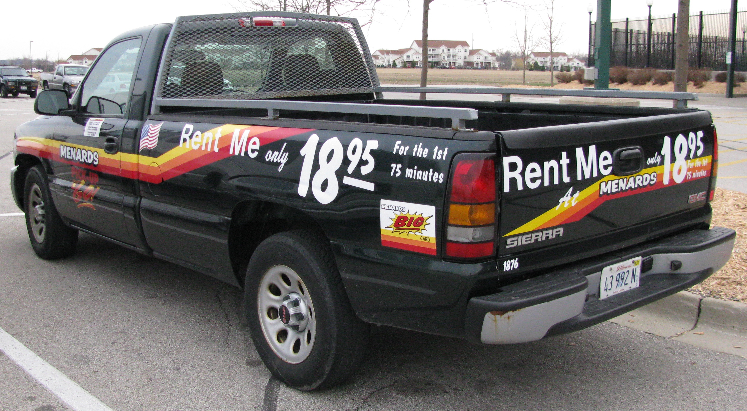 menards van rental