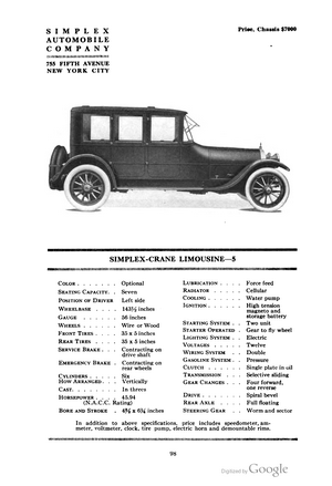Simplex-Crane Limousine 5