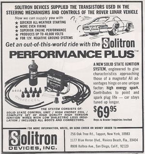 Solitron Devices, Inc. Advertisement