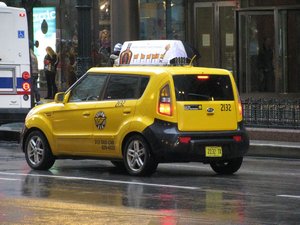 Yellow Cab Kia Soul