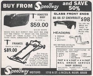 Speedway Motors Advertisement