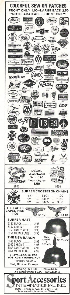 Sport Accessories International, Inc. Advertisement