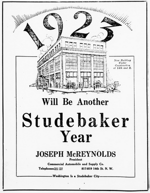 1922 Studebaker Advertisement