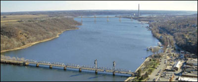 Photo of the Stillwater Lift Bridge. Photo courtesy of Mn/DOT.