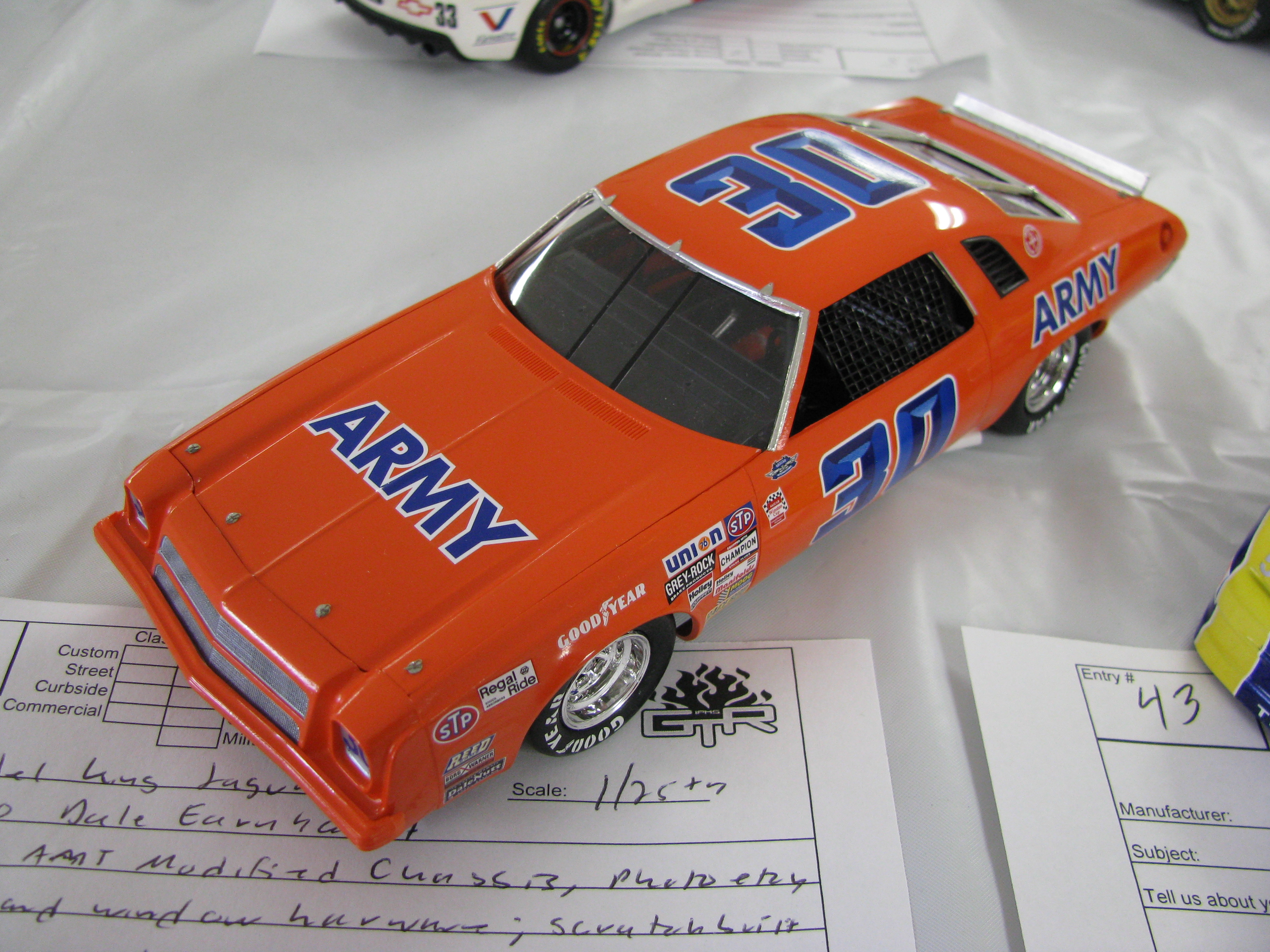 dale earnhardt model kit