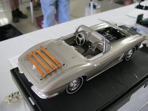 Route 66 1962 Chevrolet Corvette Model Car