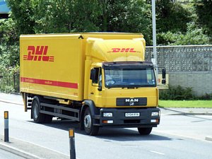 DHL MAN Truck