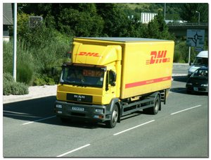 DHL MAN Truck