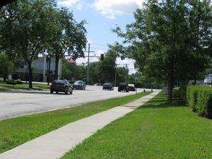 Grandstand Place in Elgin Illinois