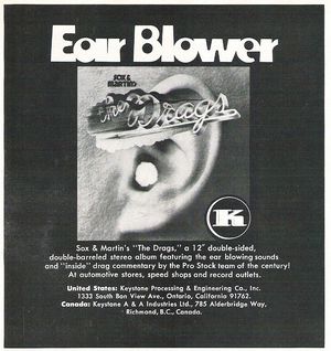 Sox & Martin's The Drags Advertisement