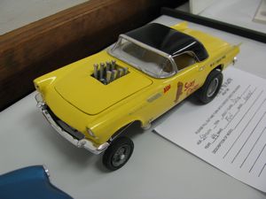 Ford Thunderbird Scary Canary Drag Race Car  Model