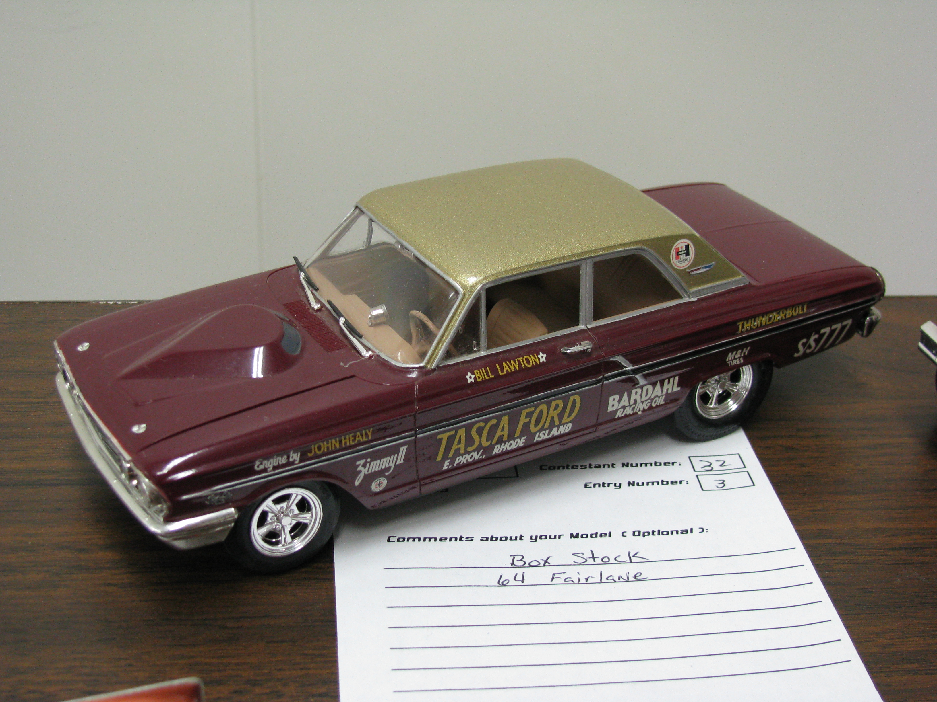 revell 64 ford fairlane thunderbolt