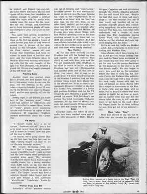 Today's Motor Sports: January 1962