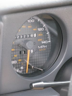 1989 Pontiac Trans Am Turbo Speedometer