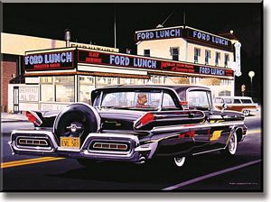 The Big M: a Feast for the Eyes - 1958 Mercury Turnpike Cruiser Art