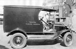 UPS Ford Model T in 1921