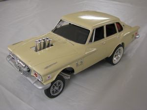 1960 Plymouth Valiant Gasser Model Car