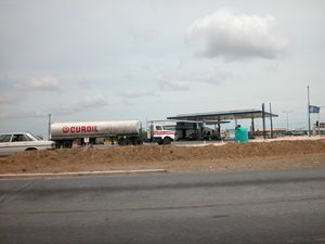 Curoil Truck at Vanddis Station
