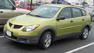 2003-2004 Pontiac Vibe GT photographed in USA.