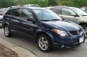 2003-2004 Pontiac Vibe GT photographed in USA.