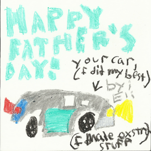 2015 Father's Day Card by Eli Walczak 2003 Pontiac Vibe