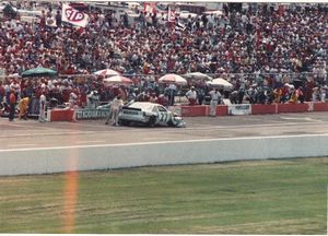 1988 Rusty Wallace Car at the 1988 Champion Spark Plug 400