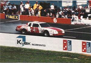 1985 Michael Waltrip Car at the 1985 Champion Spark Plug 400
