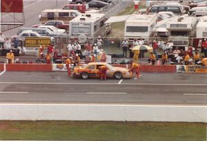 1986 Rick Wilson Car at the 1986 Champion Spark Plug 400