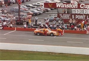 1986 Rick Wilson Car at the 1986 Champion Spark Plug 400
