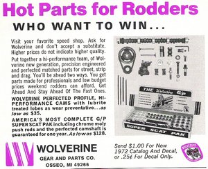 Wolverine Gear and Parts Co. Advertisement