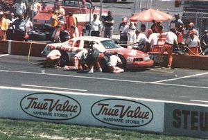 1985 Cale Yarborough Car at the 1985 Champion Spark Plug 400