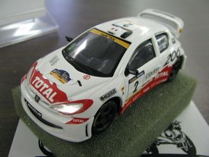 Peugeot 206 Rally Model Car