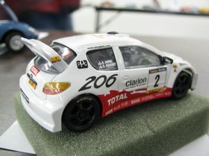 Peugeot 206 Rally Model Car