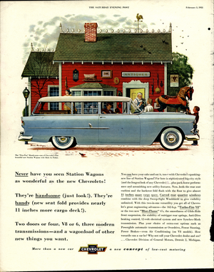 1955 Chevrolet 210 Handyman Advertisement