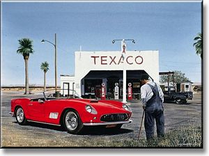 California Pit Stop 1959 Ferrari 250 GT California Spyder Art