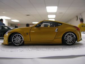 Modified Nissan 370Z Scale Model