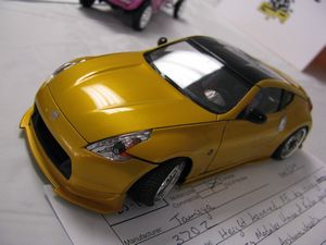 Modified Nissan 370Z Scale Model