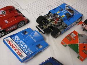 Porsche 956 Tamiya Kenwood Model Car