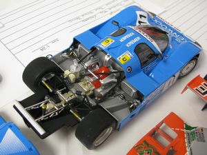 Porsche 956 Tamiya Kenwood Model Car