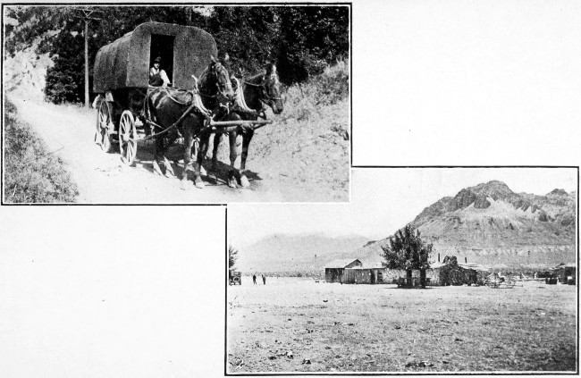 1. American Baptist Home Mission Touring Wagon. 2. Fish Springs Ranch, Utah.