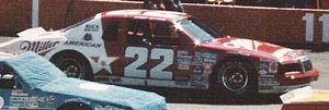 1985 Bobby Allison Car at the 1985 Champion Spark Plug 400