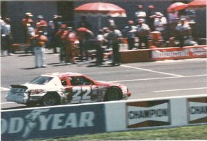 1985 Bobby Allison Car at the 1985 Champion Spark Plug 400