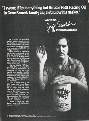 Amalie Jeff Crowther Advertisement