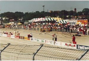 Michael Andretti Car at the 1986 Miller American 200