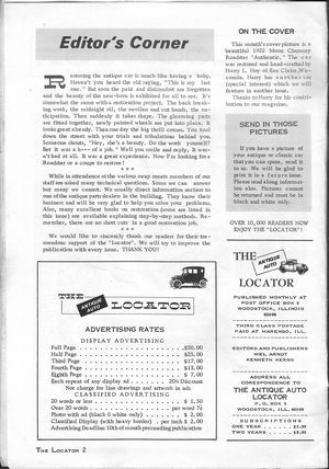 The Antique Auto Locator: May 1970