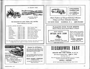 Antique Automobile: March-April 1972